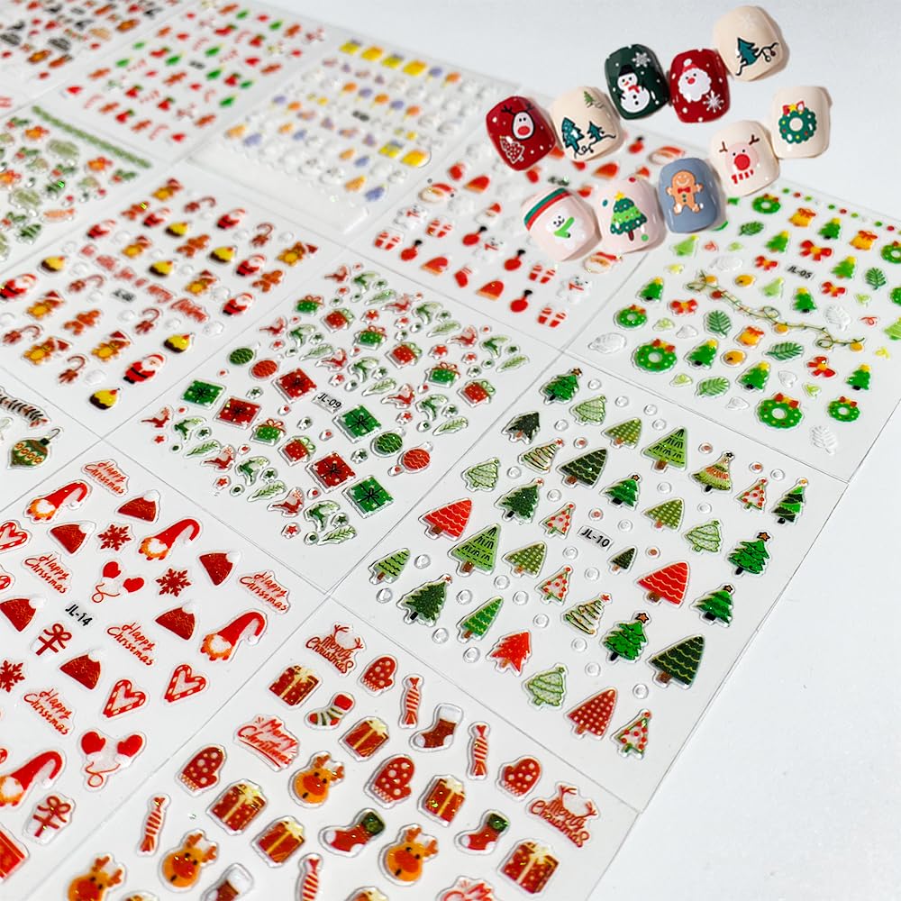 30 Stück Weihnachts-Nagelkunst – Elk Bugle Call Bewertung und Preis